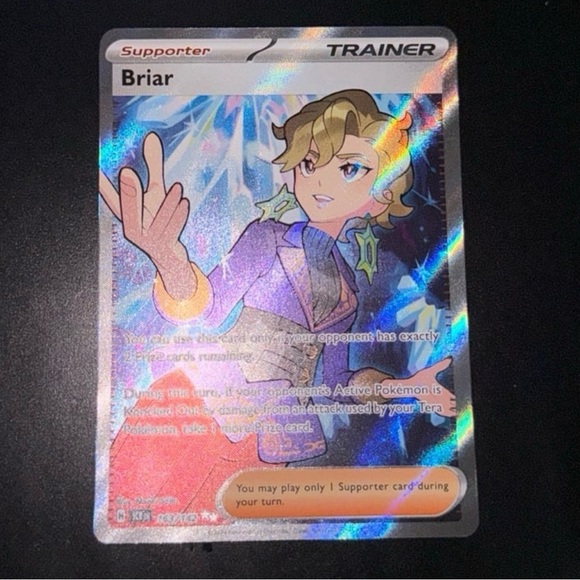 Pokemon Other - Briar Trainer 163/142 SV07: Stellar crown set full art HoloFoil artwork rare